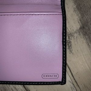 Coach Checkbook Cover